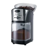Rasnita de cafea Severin KM-3874  Piatră de moară/ 150 g/ Inox Black