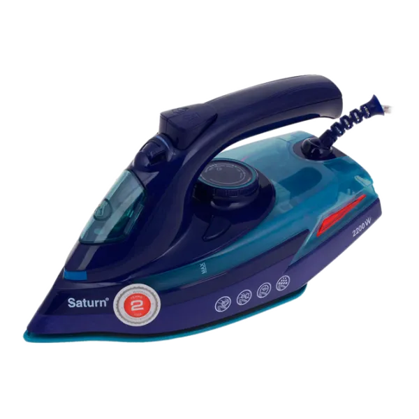 Утюг Saturn CC7128 Классический/ 2200 Вт/ Пурпурный photo 1