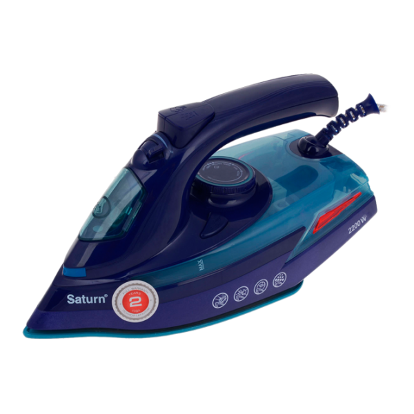 Утюг Saturn CC7128 Классический/ 2200 Вт/ Пурпурный photo 1