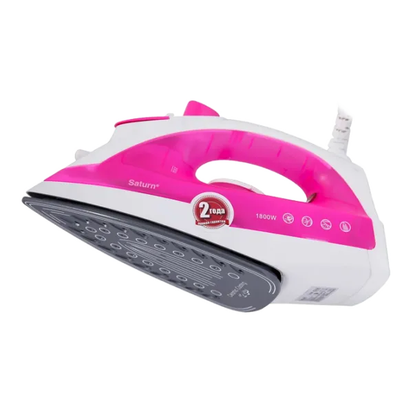 Fier de călcat Saturn ST-CC0211 Clasic/ 1800 W/ Pink photo 1