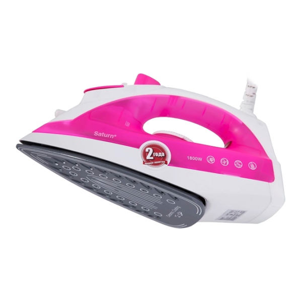 Fier de călcat Saturn ST-CC0211 Clasic/ 1800 W/ Pink photo 1