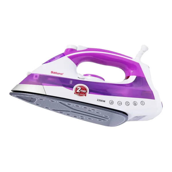 Fier de călcat Saturn ST-CC0213 Clasic/ 2200 W/ Violet photo 1