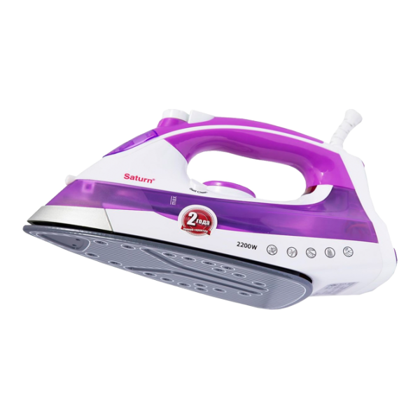 Fier de călcat Saturn ST-CC0213 Clasic/ 2200 W/ Violet photo 1