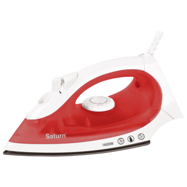 Утюг Saturn ST-CC7113 Классический/ 1600 Вт/ Бургундия photo 1