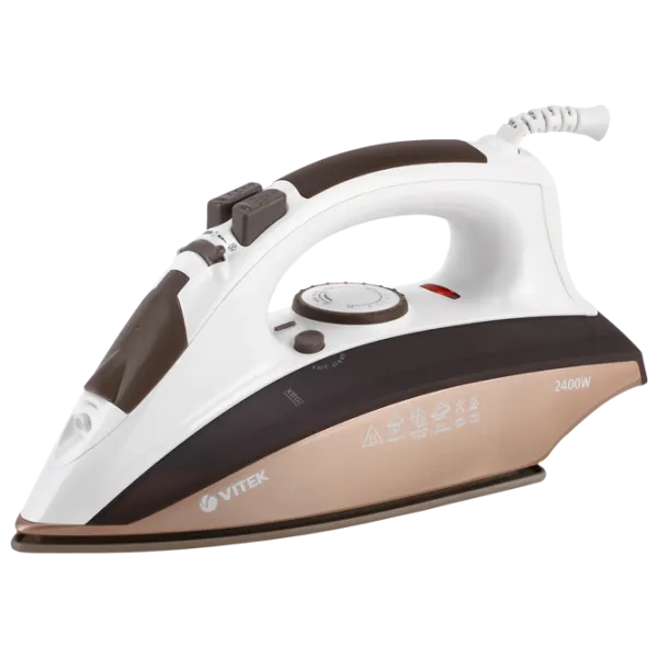 Fier de călcat Vitek VT-1201 Clasic/ 2400 W/ Brown photo 1