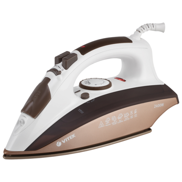 Fier de călcat Vitek VT-1209 Clasic/ 2400 W/ Brown photo 1
