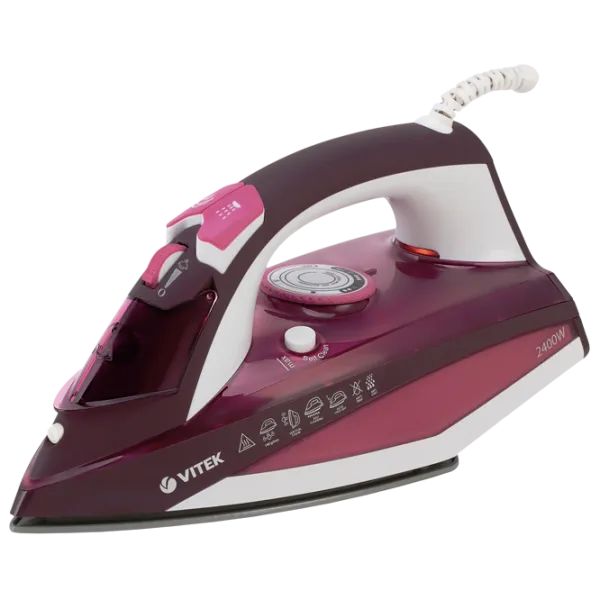 Fier de călcat Vitek VT-1215 Clasic/ 2400 W/ Pink photo 1