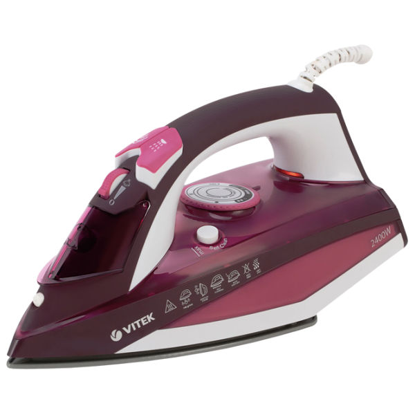 Fier de călcat Vitek VT-1215 Clasic/ 2400 W/ Pink photo 1
