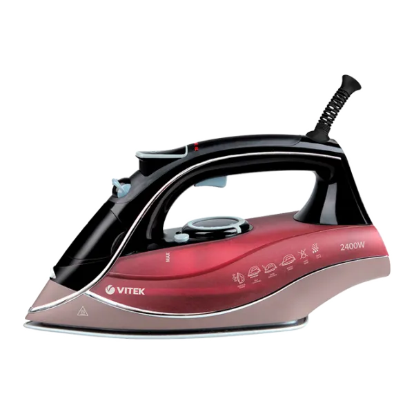 Fier de călcat Vitek VT-1240 Clasic/ 2400 W/ Red photo 1