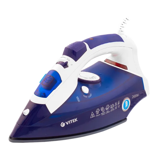 Утюг Vitek VT-1245P Классический/ 2400 Вт/ Пурпурный photo 1