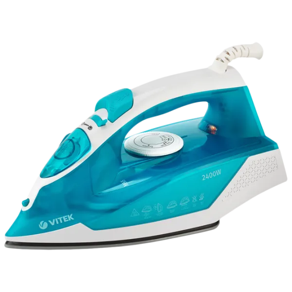 Fier de călcat Vitek VT-8307 Clasic/ 2400 W/ Blue photo 1
