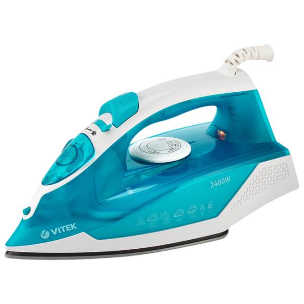 Fier de călcat Vitek VT-8307 Clasic/ 2400 W/ Blue photo 1