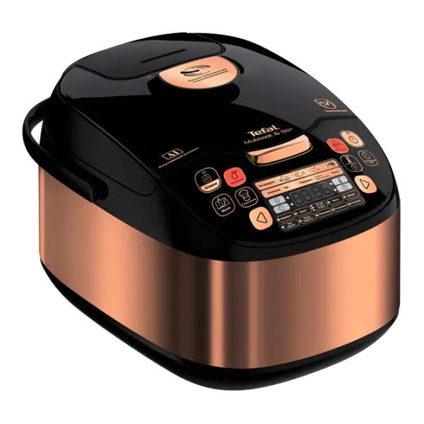 Мультиварка Tefal RK901F32 5 л/ 750 Вт/ Черный Золотой photo 1
