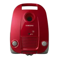 Aspirator Samsung VCC41F1S37/XEV Cu sac/ 1500 W/ Red