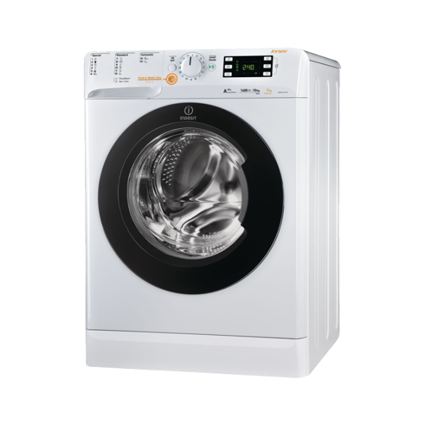 Mașină de spălat cu uscător Indesit XWDE 1071481XWKKK EU Full size/ 10 kg/ White photo 1 Mașină de spălat cu uscător Indesit XWDE 1071481XWKKK EU Full size/ 10 kg/ White photo 1