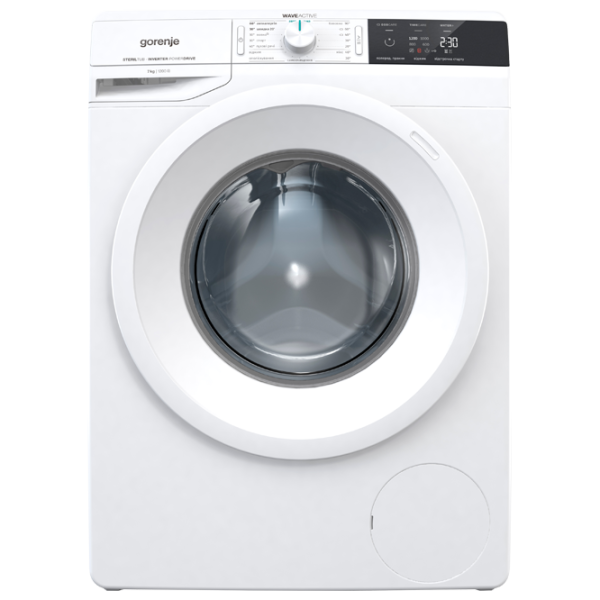 Mașină de spălat Gorenje WEI 72S3 7 kg / 1200 rpm / White photo 1 Mașină de spălat Gorenje WEI 72S3 7 kg / 1200 rpm / White photo 1