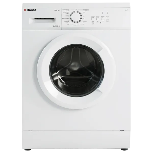 Стиральная машина Hansa WHE 1041 B 6 кг / 1000 об/мин / Белый photo 1 Стиральная машина Hansa WHE 1041 B 6 кг / 1000 об/мин / Белый photo 1