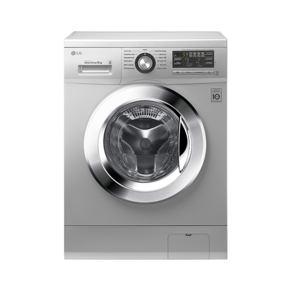 Стиральная машина LG FH0B8ND4 Полногабаритная/ 6 кг/ Серый photo 1