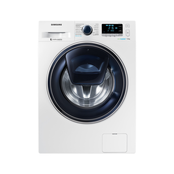 Стиральная машина Samsung WW70K62E09WDLD Полногабаритная/ 7 кг/ Белый photo 1