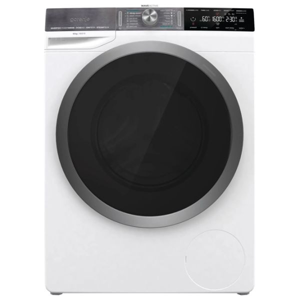Mașină de spălat Gorenje WS 168LNST 10 kg / 1600 rpm / White photo 1 Mașină de spălat Gorenje WS 168LNST 10 kg / 1600 rpm / White photo 1