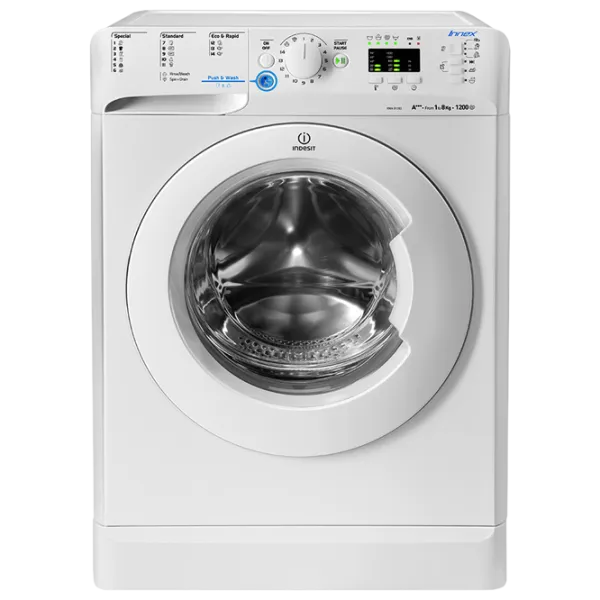 Стиральная машина Indesit XWA 81283X W EU 8 кг / 1200 об/мин / Белый photo 1
