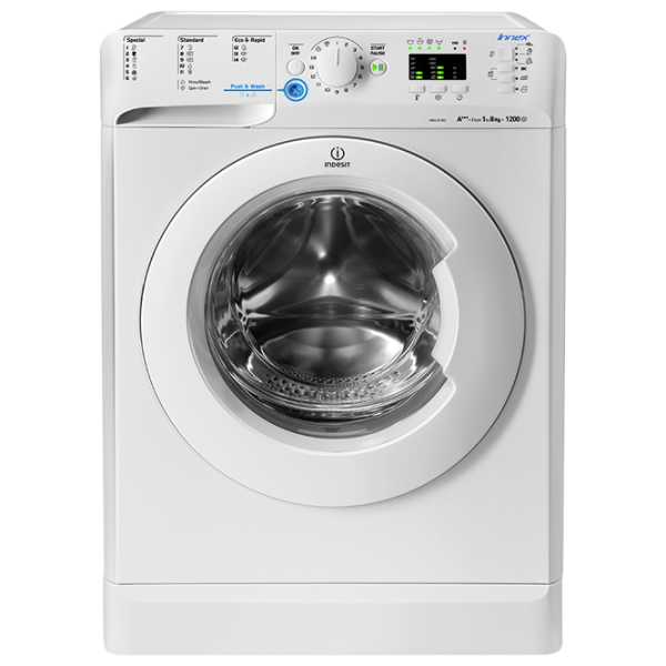 Стиральная машина Indesit XWA 81283X W EU 8 кг / 1200 об/мин / Белый photo 1