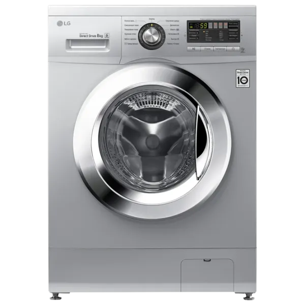 Mașină de spălat LG F1296TD4 Direct Drive/6 Motion DD/8 kg/Silver photo 1 Mașină de spălat LG F1296TD4 Direct Drive/6 Motion DD/8 kg/Silver photo 1