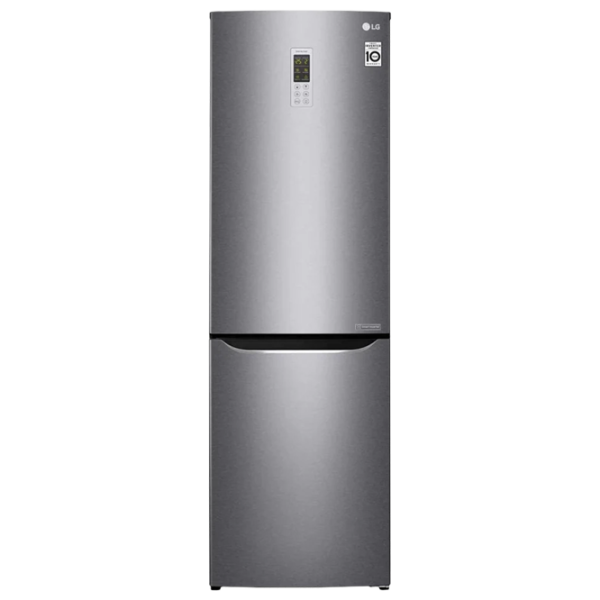 Frigider LG GA-B419SLGL cu congelator jos 302 l / 190.7 cm / Gray photo 1