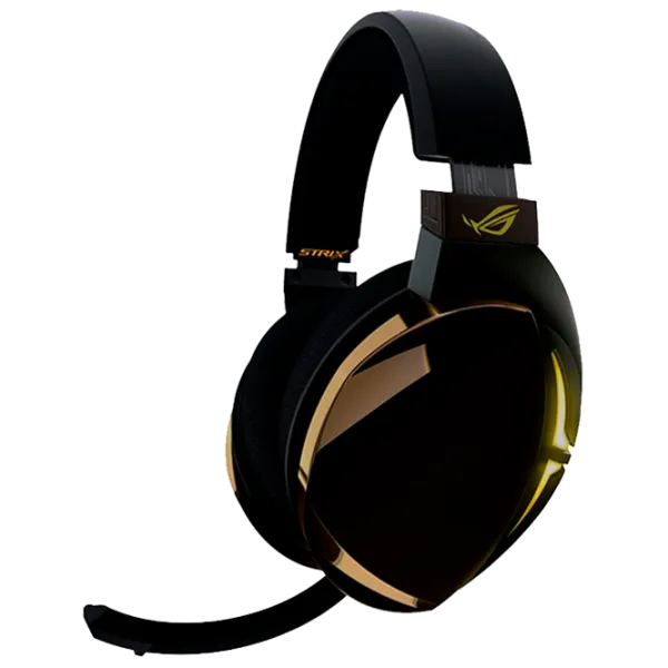Наушники Asus ROG Strix Fusion 700 Золотой Черный Беспроводные/ Игровой photo 1 Наушники Asus ROG Strix Fusion 700 Золотой Черный Беспроводные/ Игровой photo 1