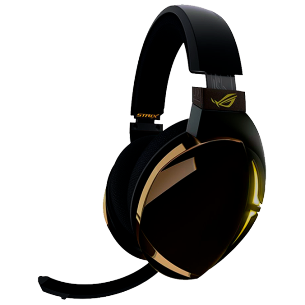 Наушники Asus ROG Strix Fusion 700 Золотой Черный Беспроводные/ Игровой photo 1 Наушники Asus ROG Strix Fusion 700 Золотой Черный Беспроводные/ Игровой photo 1