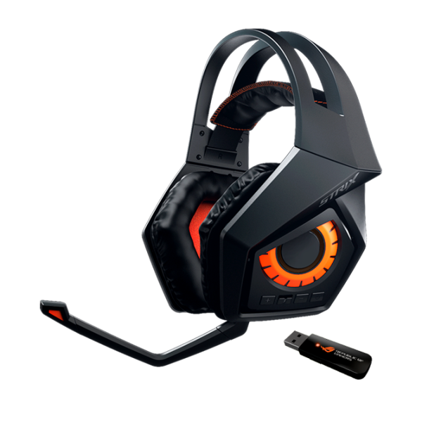 Наушники Asus ROG Strix Черный Беспроводные/ Игровой photo 1 Наушники Asus ROG Strix Черный Беспроводные/ Игровой photo 1