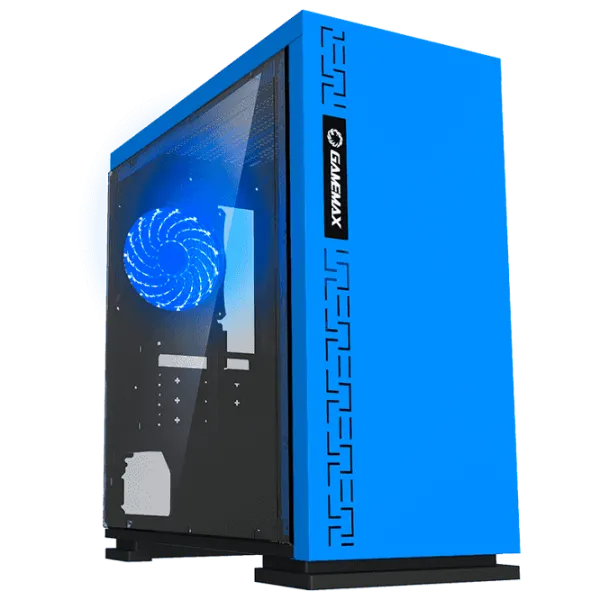 Carcasă Gamemax Expedition H605-BL Mini Tower / Blue photo 1