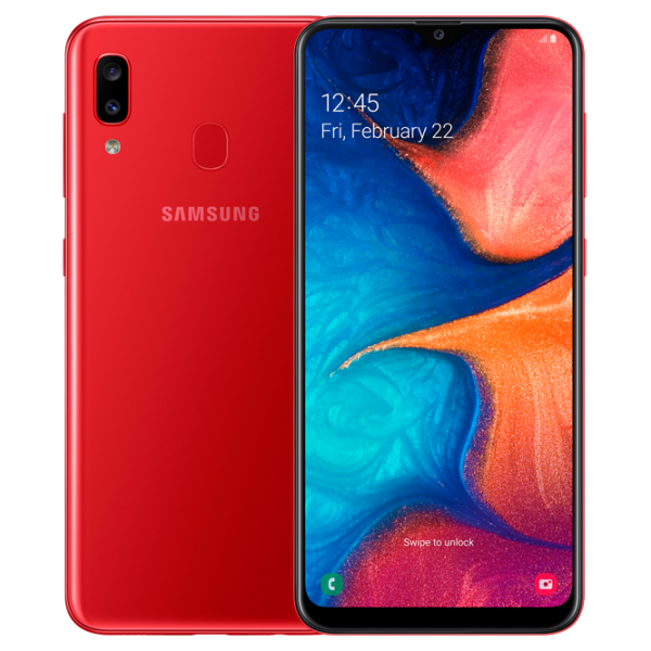 Samsung Galaxy A20 A205 3 ГБ/ 32 ГБ/ Dual SIM/ Красный photo 1 Samsung Galaxy A20 A205 3 ГБ/ 32 ГБ/ Dual SIM/ Красный photo 1