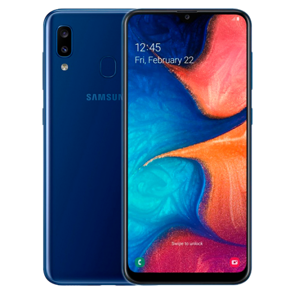 Samsung Galaxy A20 A205 3 GB/ 32 GB/ Dual SIM/ Blue photo 1 Samsung Galaxy A20 A205 3 GB/ 32 GB/ Dual SIM/ Blue photo 1