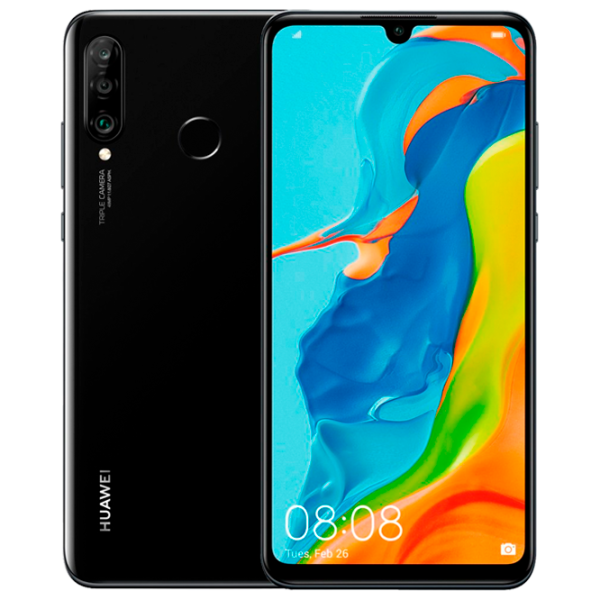 Смартфон Huawei P30 Lite 4 ГБ/ 128 ГБ/ Dual SIM/ Черный Midnight photo 1