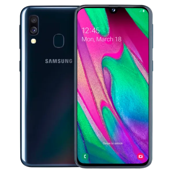 Samsung Galaxy A40 A405 4 GB/ 64 GB/ Dual SIM/ Black photo 1 Samsung Galaxy A40 A405 4 GB/ 64 GB/ Dual SIM/ Black photo 1