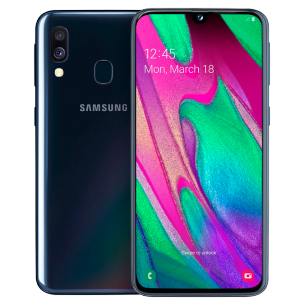 Samsung Galaxy A40 A405 4 GB/ 64 GB/ Dual SIM/ Black photo 1 Samsung Galaxy A40 A405 4 GB/ 64 GB/ Dual SIM/ Black photo 1