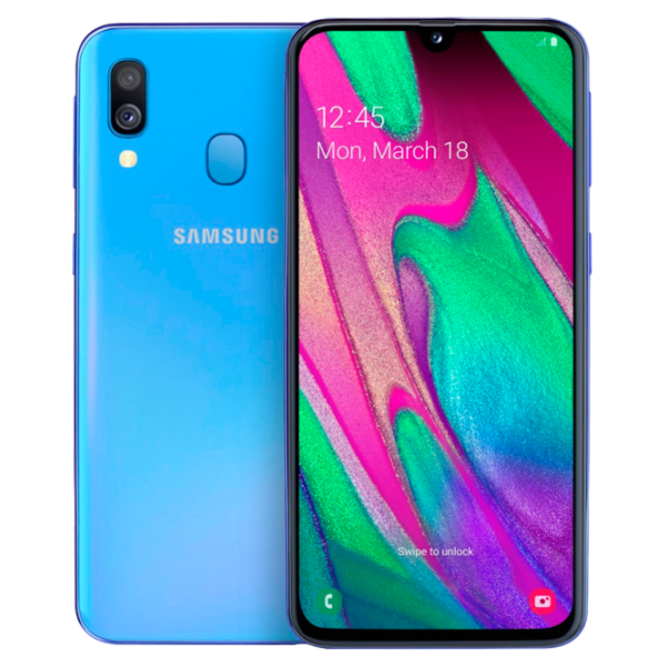 Samsung Galaxy A40 A405 4 GB/ 64 GB/ Dual SIM/ Blue photo 1 Samsung Galaxy A40 A405 4 GB/ 64 GB/ Dual SIM/ Blue photo 1