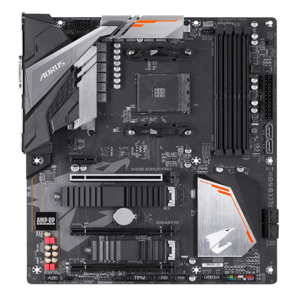 Материнская плата Gigabyte B450 AORUS PRO Игровая/ ATX/ AMD B450 photo 1
