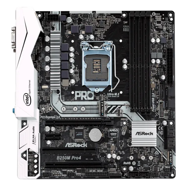 Placă de bază ASRock B250M Pro4 Gaming/ mATX/ Intel B250 photo 1 Placă de bază ASRock B250M Pro4 Gaming/ mATX/ Intel B250 photo 1