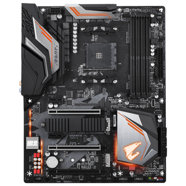 Placă de bază Gigabyte X470 AORUS ULTRA GAMING ATX/ AMD X470 photo 1
