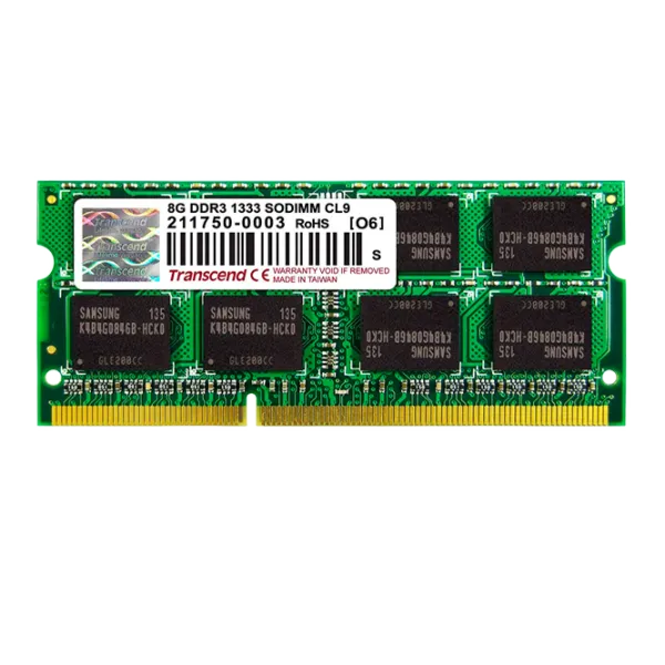 Memorie RAM Transcend  TS1GSK64V3H SO-DIMM/ DDR3/ 8 GB photo 1