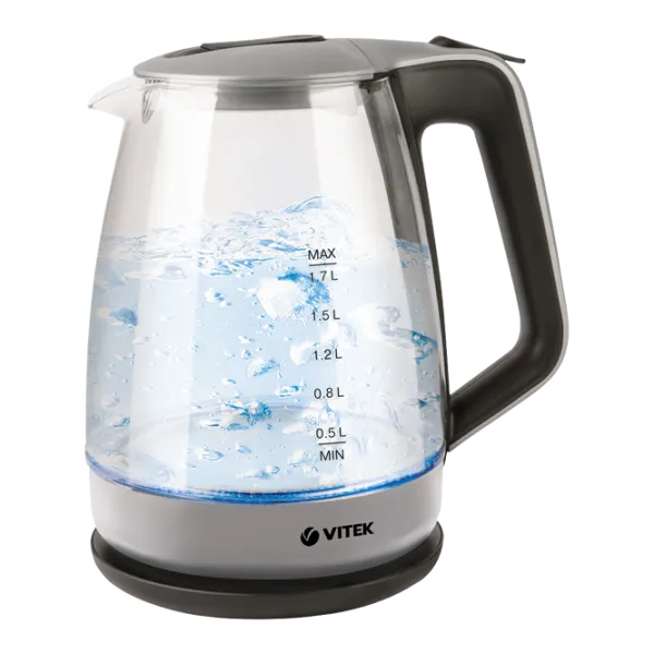 Чайник Электрический Vitek VT-7042 1.7 л/ Закрытый/ Нержавеющая сталь Серебристый photo 1