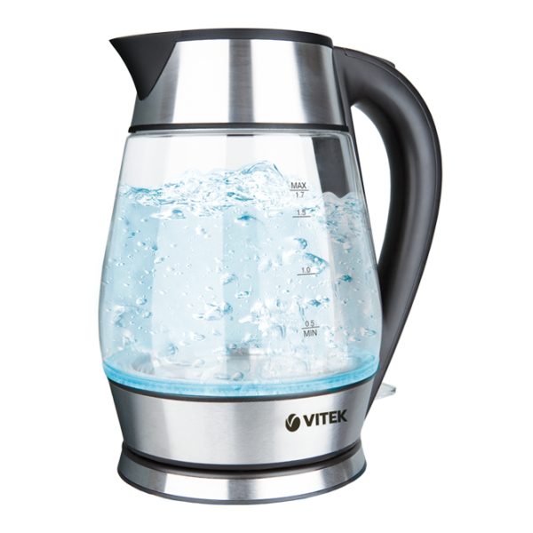 Ceainic Electric Vitek VT-7037 1.8 l/ Ascuns spirală/ Inox Silver photo 1