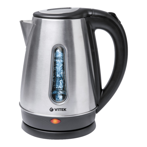 Чайник Электрический Vitek VT-7076 1.7 л/ Закрытый/ Нержавеющая сталь Серебристый photo 1