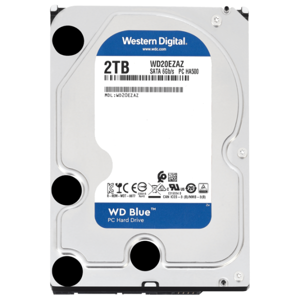HDD Western Digital Caviar Blue 2 ТБ WD20EZRZ/ Серый photo 1