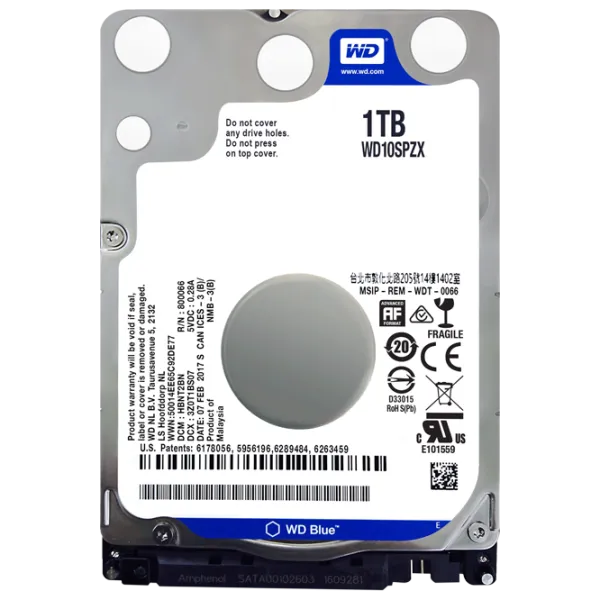 HDD Western Digital Blue 1 TB WD10SPZX/ Blue photo 1