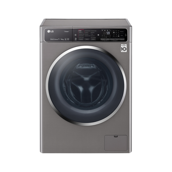 Mașină de spălat cu uscător LG F2H7HG2S Full size/ 7 kg/ Gray photo 1