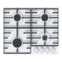 Варочная панель Gorenje G 640 W (BG6CA-G0B) Газовая/ Белый