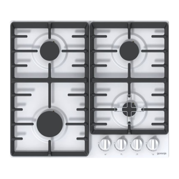 Варочная панель Gorenje G 641 W (BG6AA-G0B) Газовая/ Белый photo 1